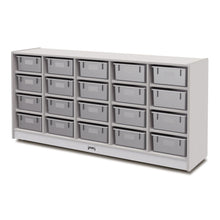 20 Tub Mobile Storage - with Tubs Grey