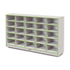 25 Tub Mobile Storage - with Tubs Key Lime