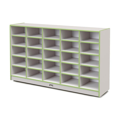 25 Tub Mobile Storage - with Tubs Key Lime
