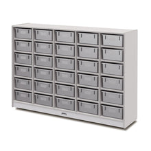 30 Tub Mobile Storage - with Tubs Gray