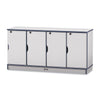 Stacking Lockable Lockers - Single Stack - Navy