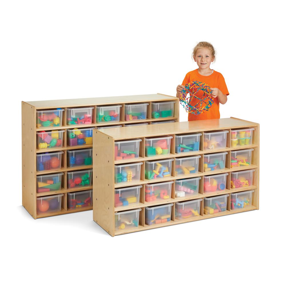 25 Cubbie-Tray Storage - without Bins