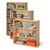 Tall Adjustable Shelf Bookcase, Brown Color