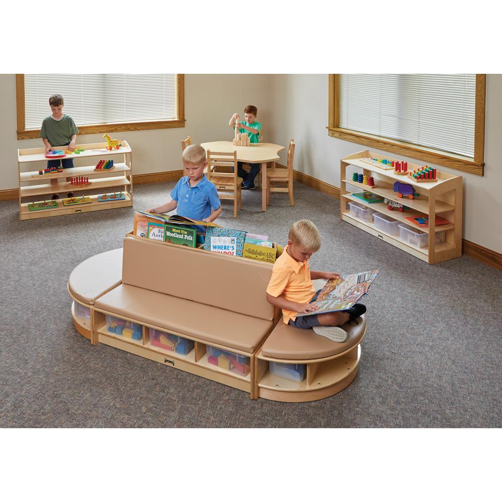 Jonti-Craft® Read-a-Round Couch - Wheat