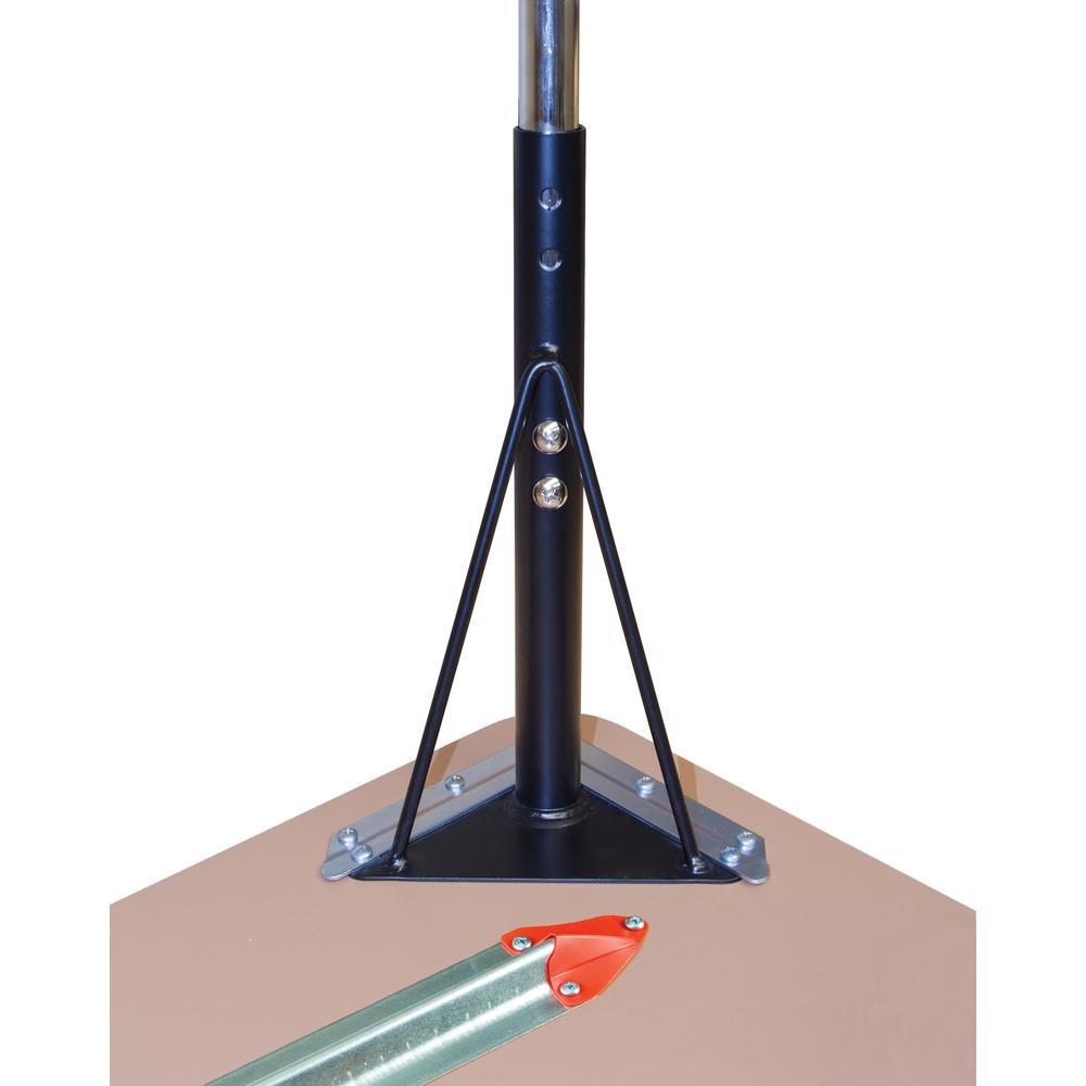 Berries® Rectangle Dry Erase Table - 48" x 24", E-height - Write-n-Wipe/Black/Black