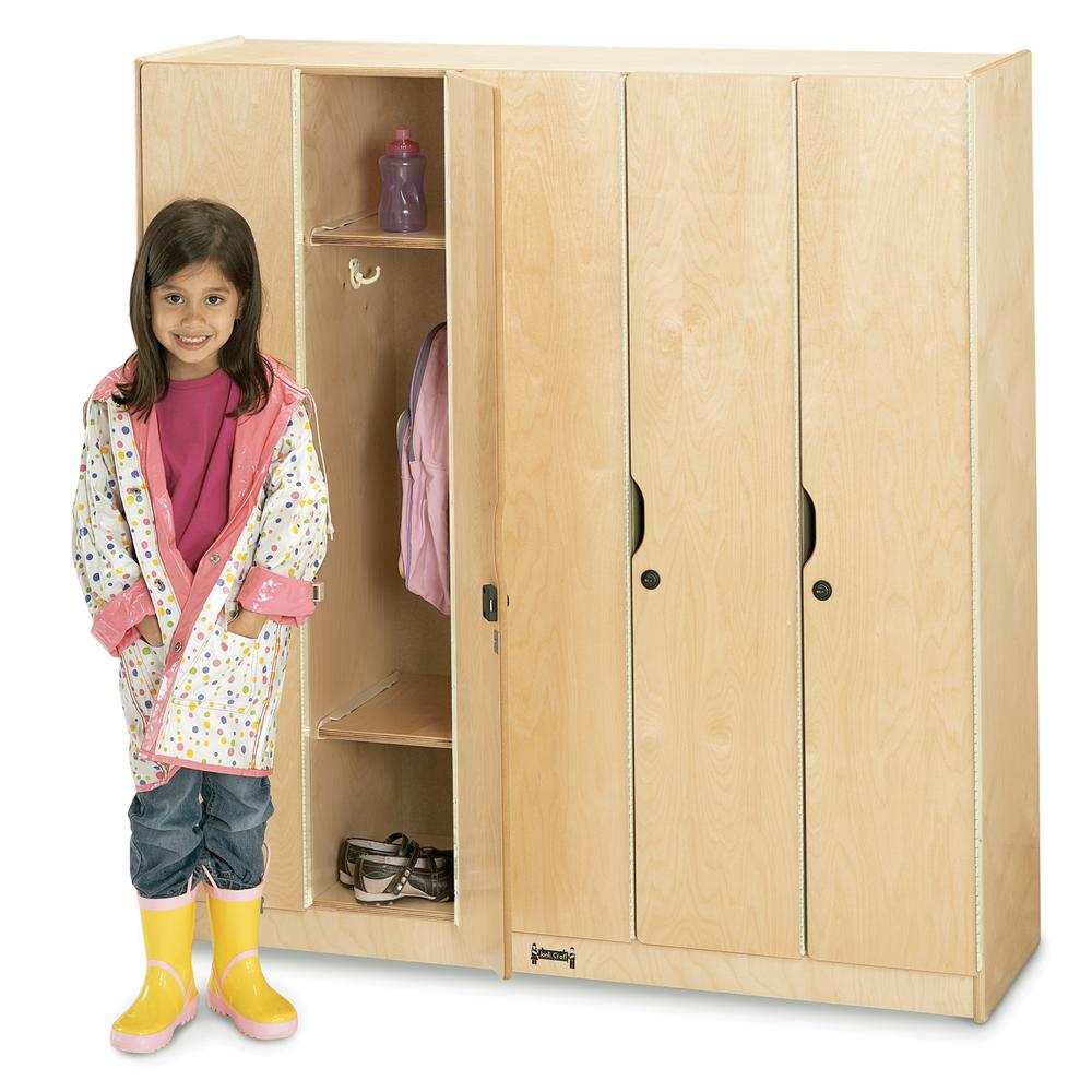 5 Section Lockers with Doors