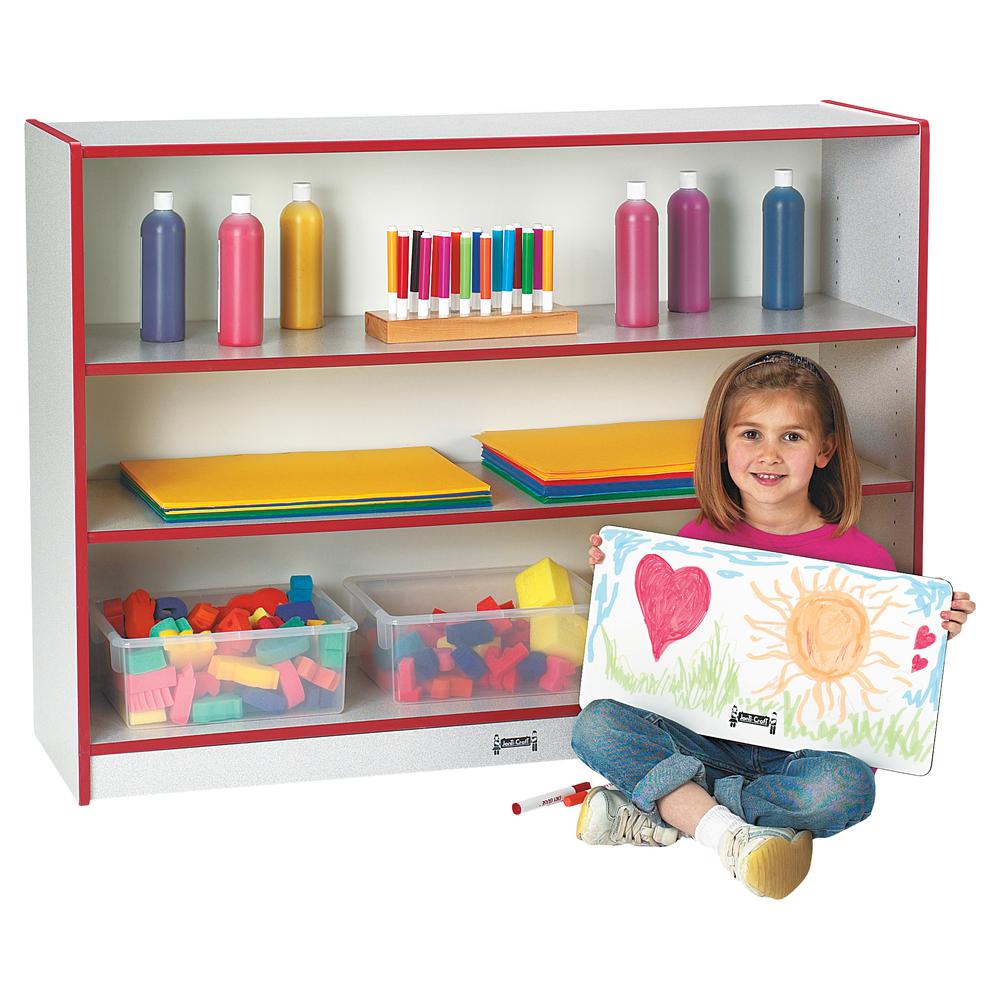 Super-Sized Adjustable Bookcase - Teal