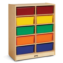 10 Tub Mobile Storage - with Colored Tubs