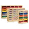 30 Paper-Tray Mobile Storage - with Colored Paper-Trays