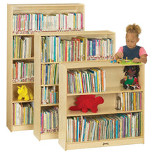 Tall Bookcase, Natural Wood Color