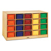 Double-Sided Island – 40 Cubbie-Tray - with Colored Trays