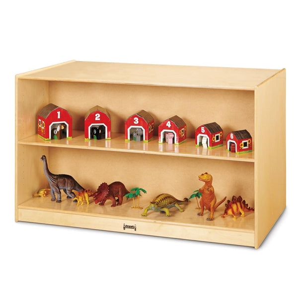Double-Sided Island – Straight Shelf Storage