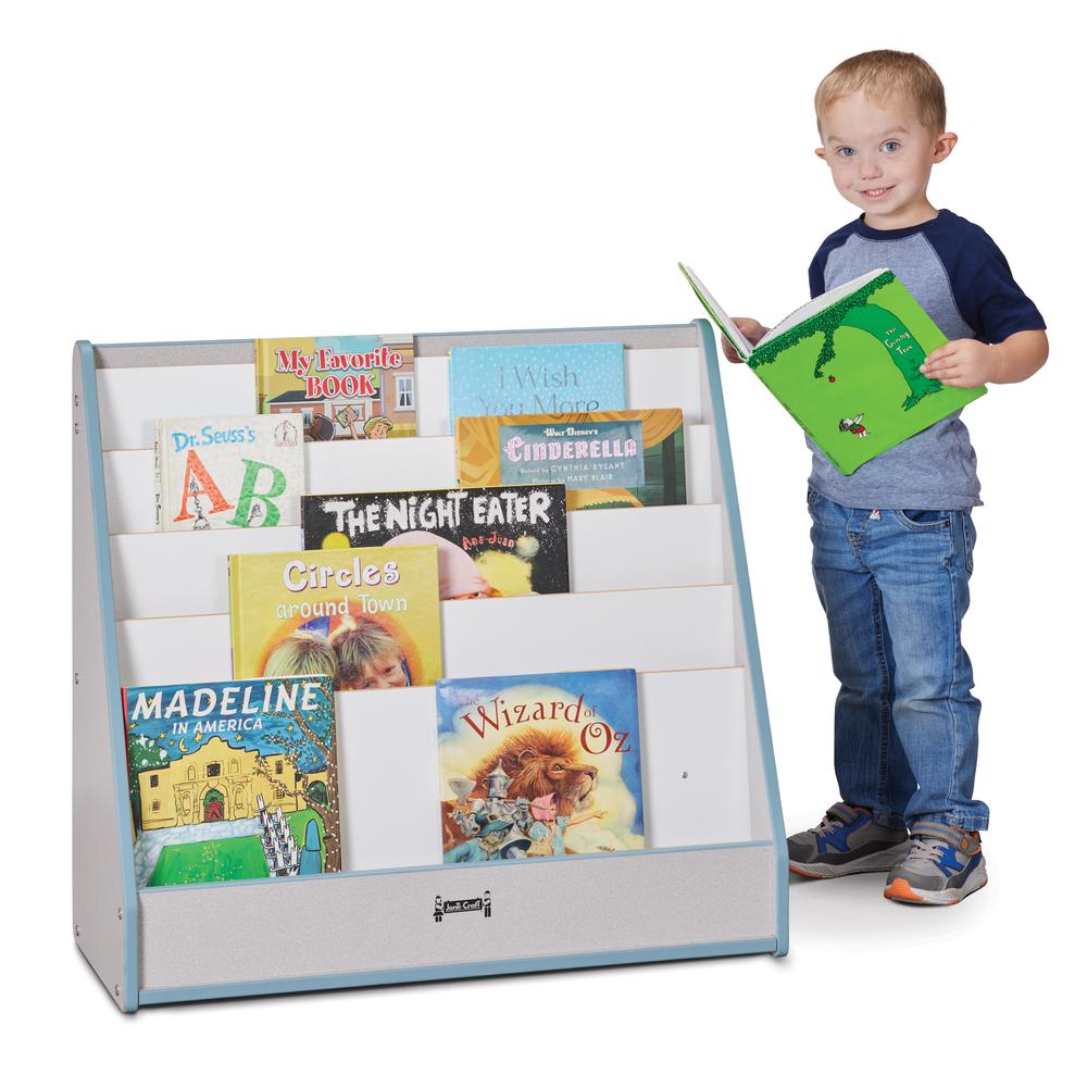 Flushback Pick-a-Book Stand, Coastal Blue