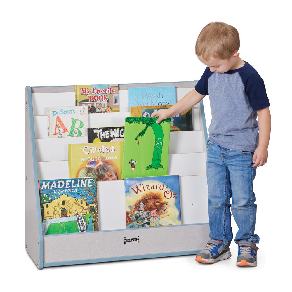 Flushback Pick-a-Book Stand, Coastal Blue