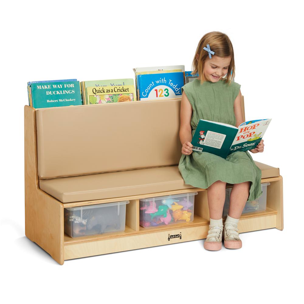 Jonti-Craft® Literacy Couch - Wheat
