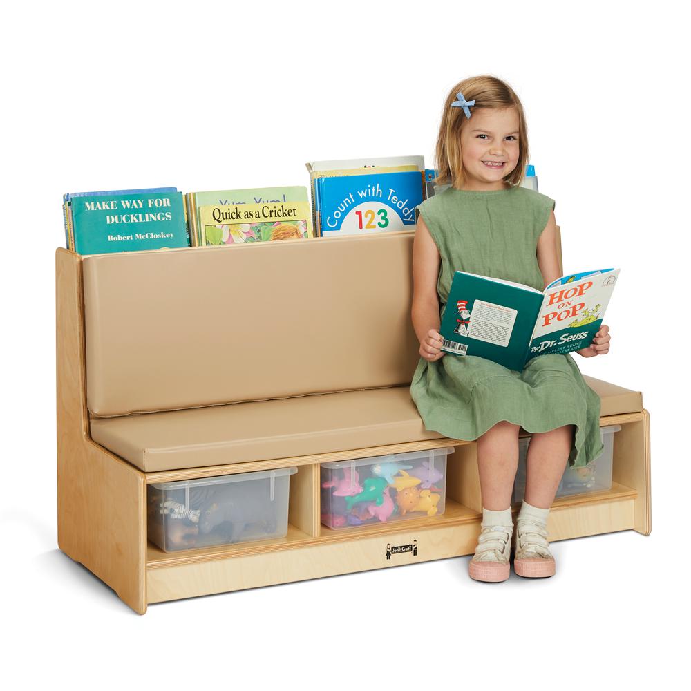 Jonti-Craft® Literacy Couch - Wheat