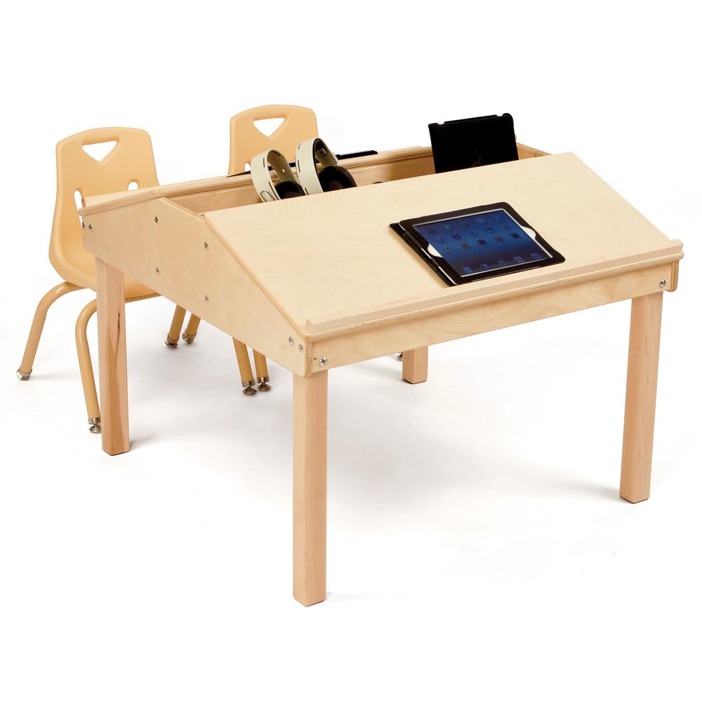 Quad Tablet And Reading Table - 20½" High