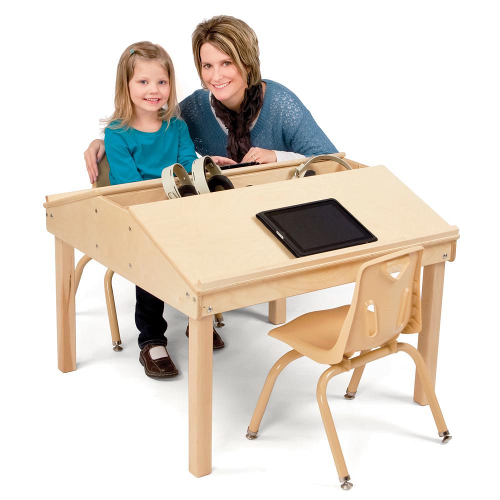 Quad Tablet And Reading Table - 20½" High