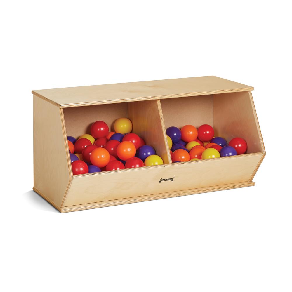 Jonti-Craft® Stacking Beveled Crate – Duplex