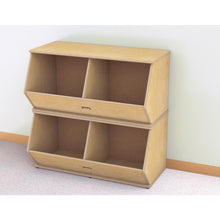 Jonti-Craft® Stacking Beveled Crate – Duplex