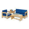 Living Room Easy Chair - Blue