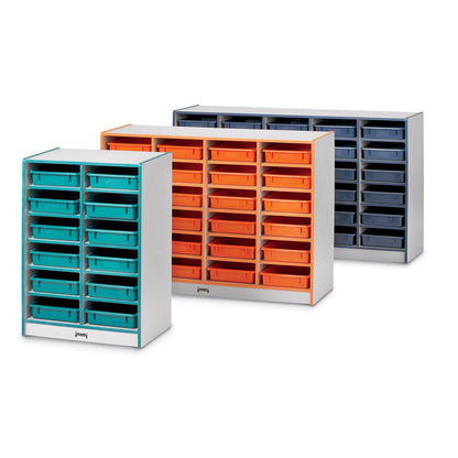 30 Paper-Tray Mobile Storage - with Colored Paper-Trays