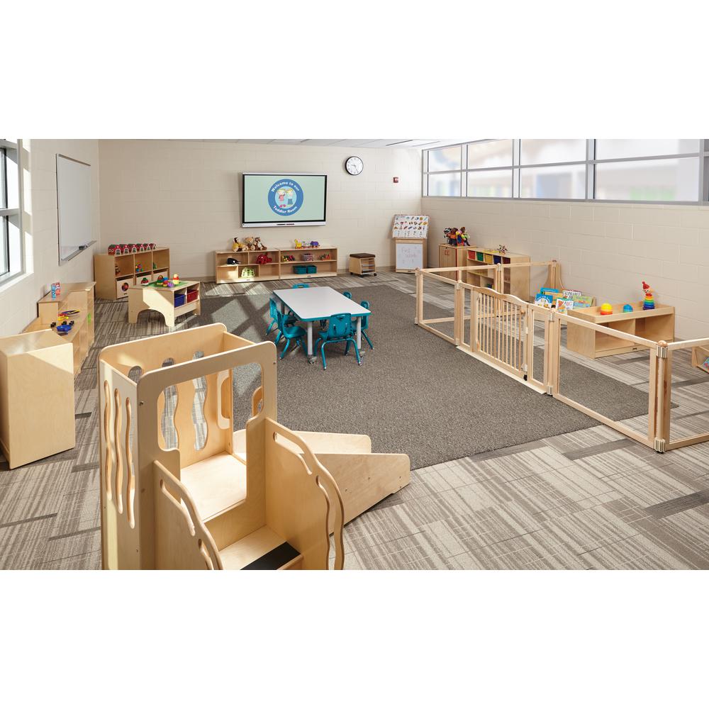 Rectangle Activity Table - 30" X 60", Mobile - Gray/Teal/Gray