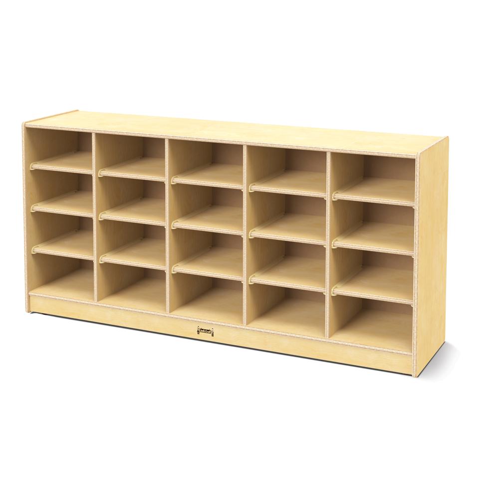 20 Tub Mobile Storage - without Tubs Yellow