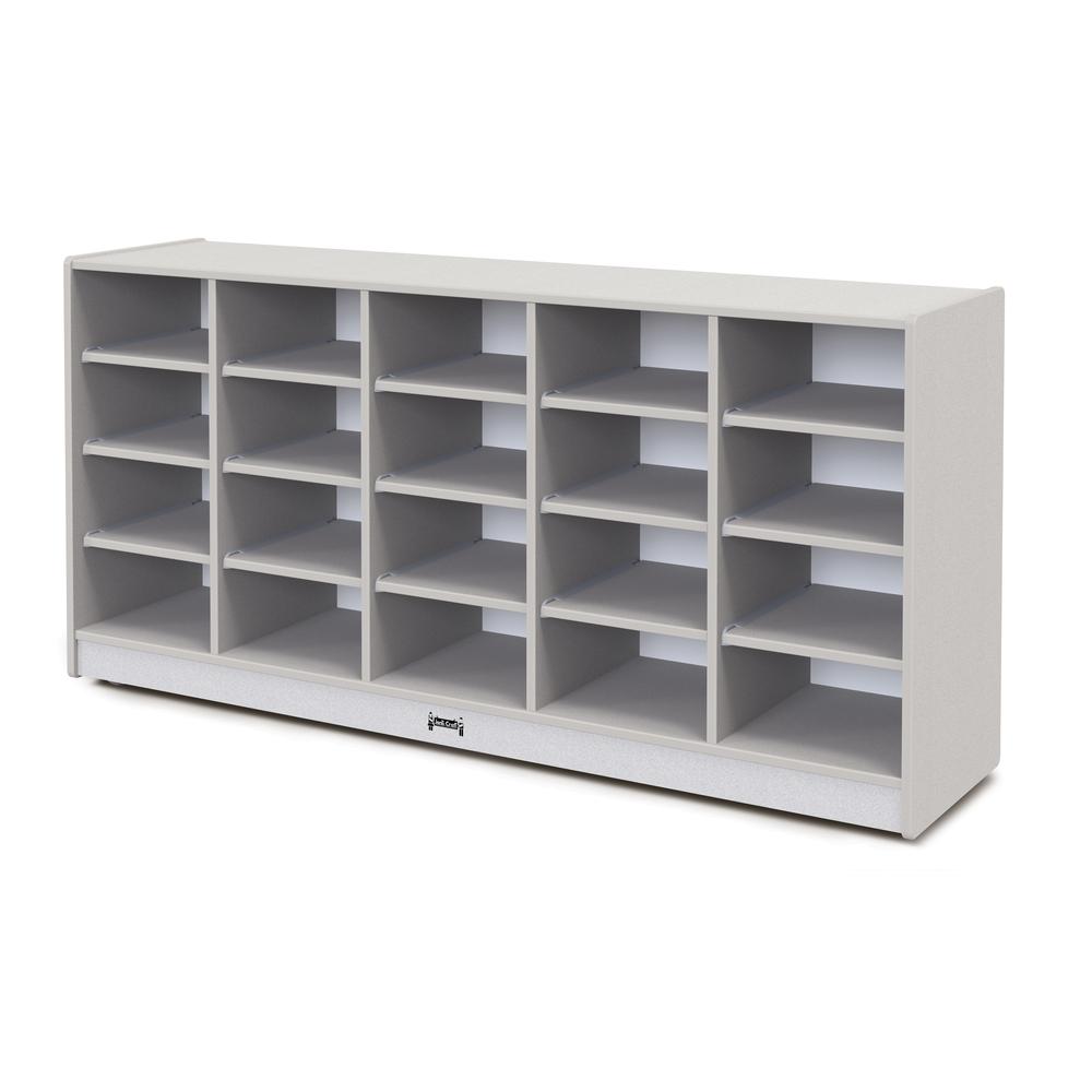 20 Tub Mobile Storage - without Tubs Grey