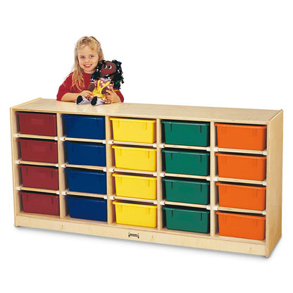 20 Tub Mobile Storage - with Clear Tubs