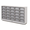 25 Tub Mobile Storage - without Tubs Grey