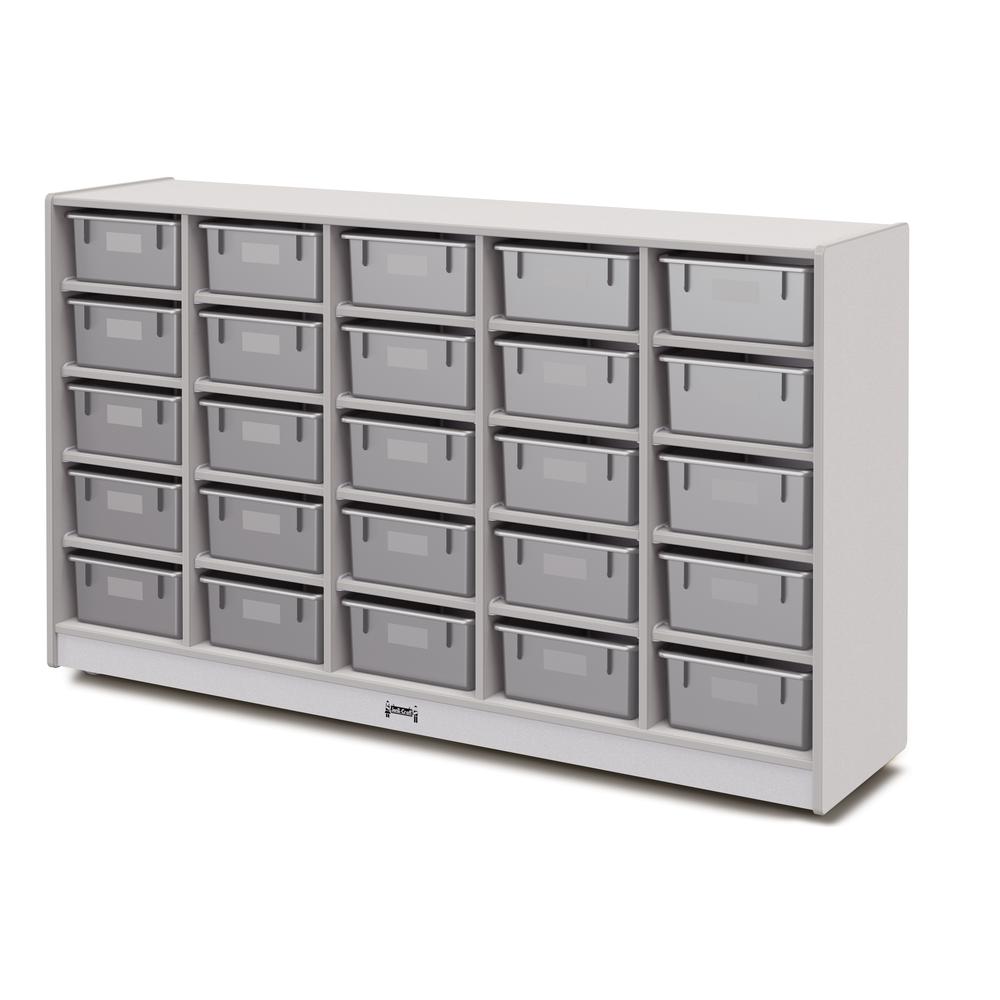 25 Tub Mobile Storage - without Tubs Grey