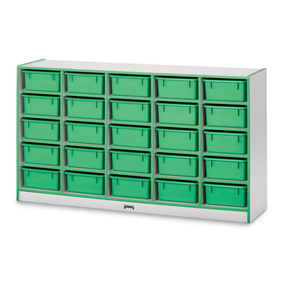 25 Tub Mobile Storage - without Tubs - Blue