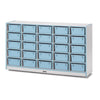 25 Tub Mobile Storage - without Tubs Coastal Blue
