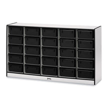 25 Tub Mobile Storage - with Colored Tubs