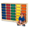 30 Tub Mobile Storage - with Colored Tubs