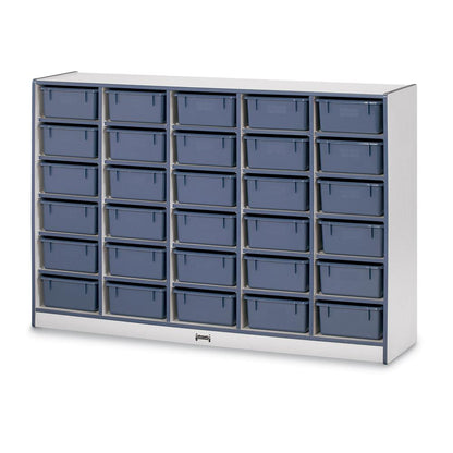 20 Tub Mobile Storage - with Tubs - Navy