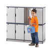 Stacking Lockable Lockers - Single Stack - Black