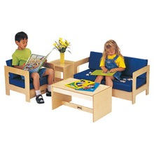 Living Room Easy Chair - Blue