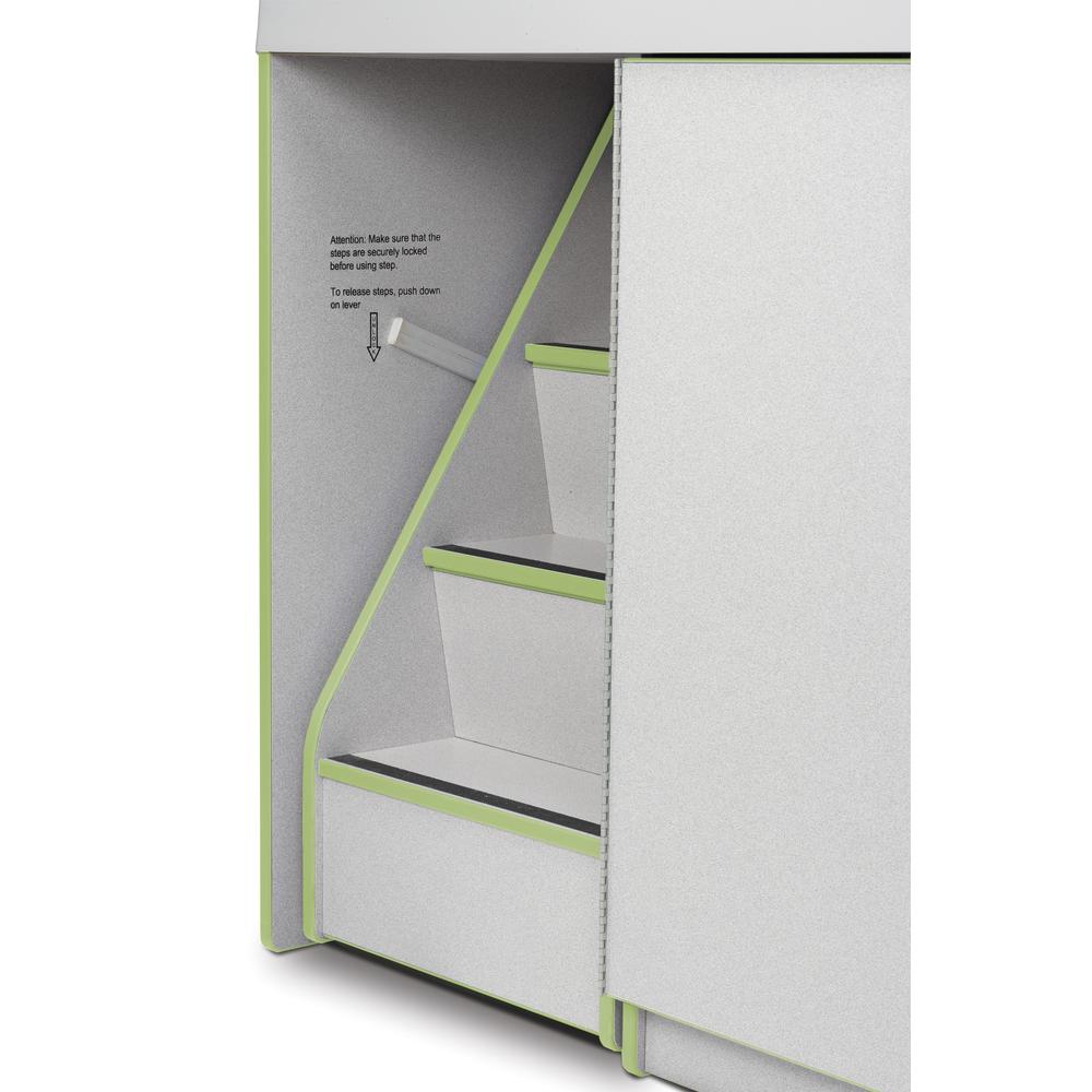 Diaper Changer with Stairs - Left