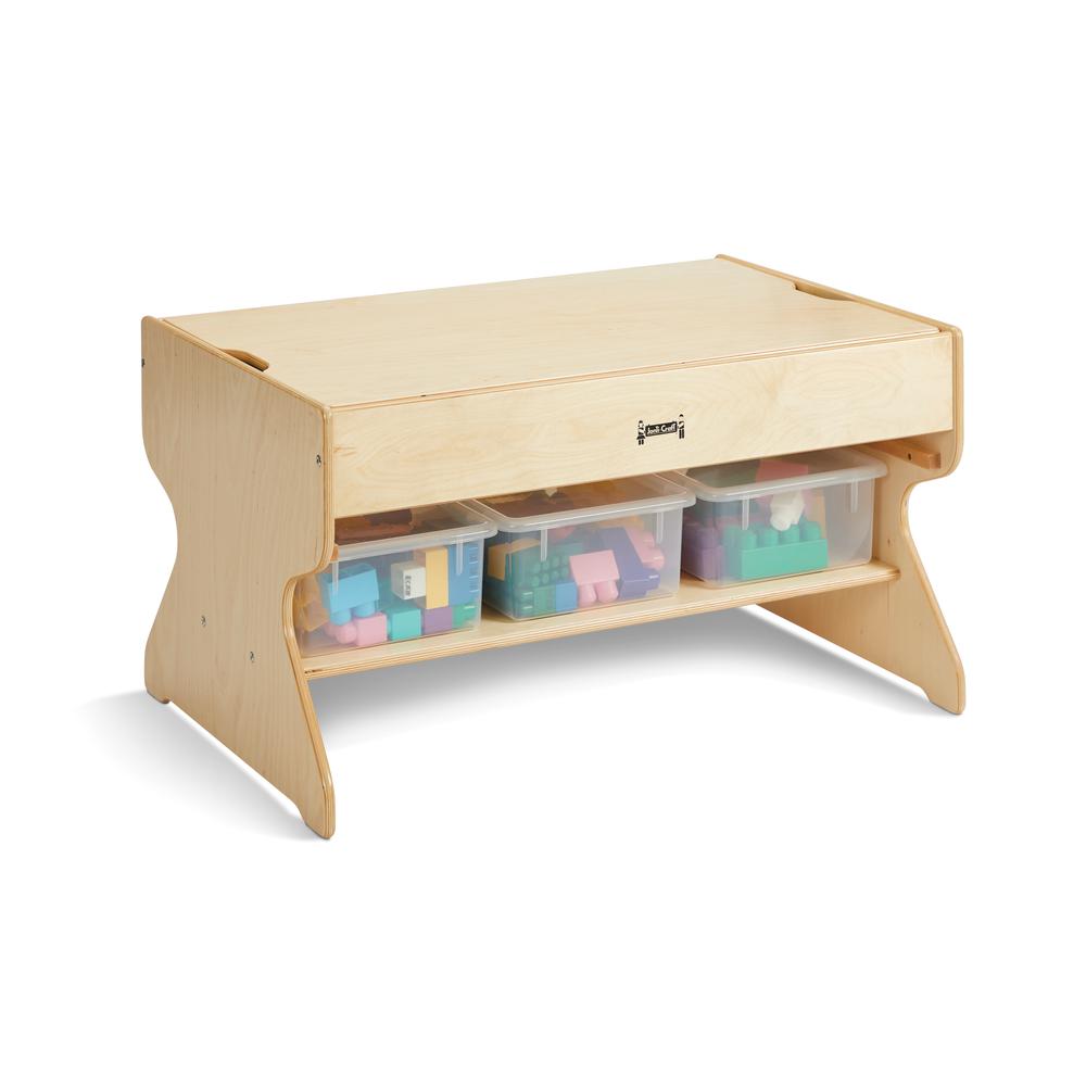 Jonti-Craft® Deluxe Building Table - Traditional Brick Compatible