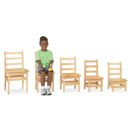 KYDZ Ladderback Chair Pair - 16" Height