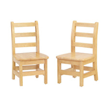 KYDZ Ladderback Chair Pair - 18" Height