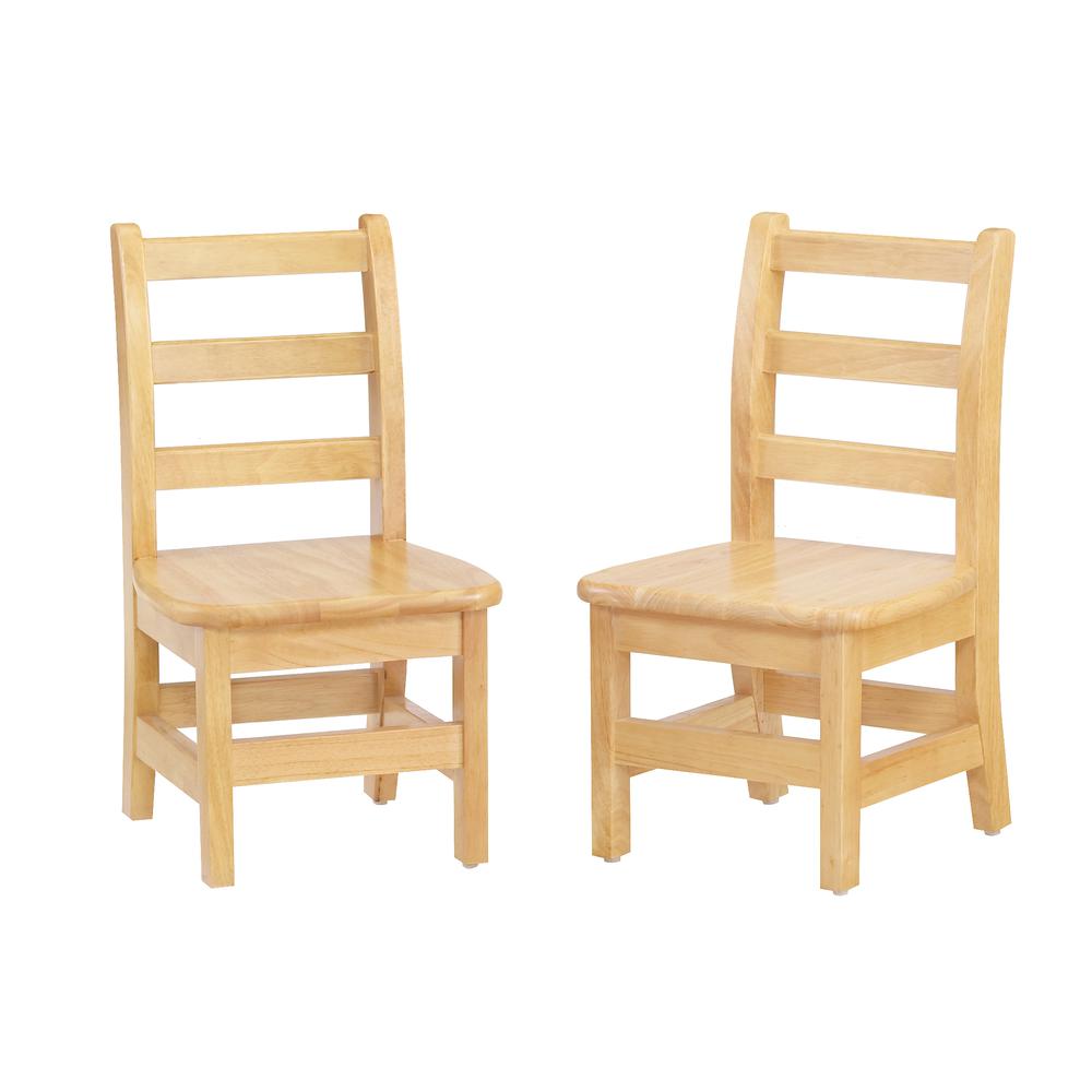 KYDZ Ladderback Chair Pair - 18" Height
