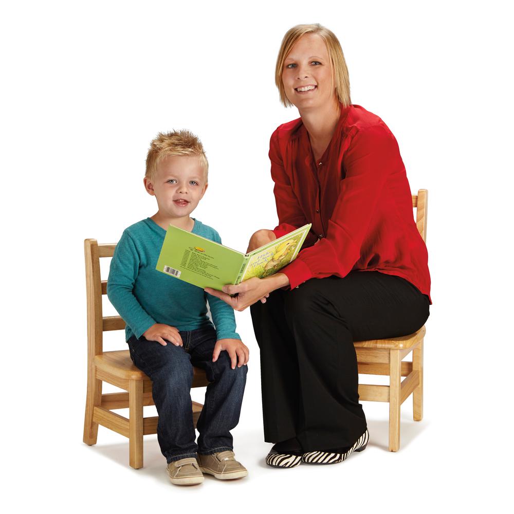 Instructor’s Ladderback Chair Pair - 12" Height