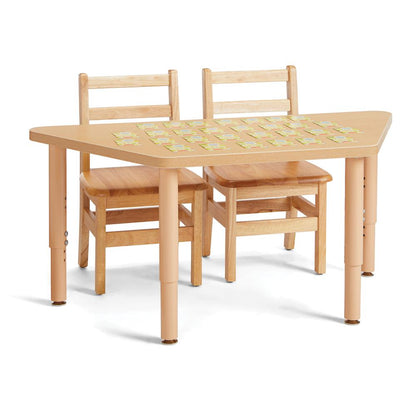 Jonti-Craft® Purpose+ Trapezoid Table - 24" x 48"