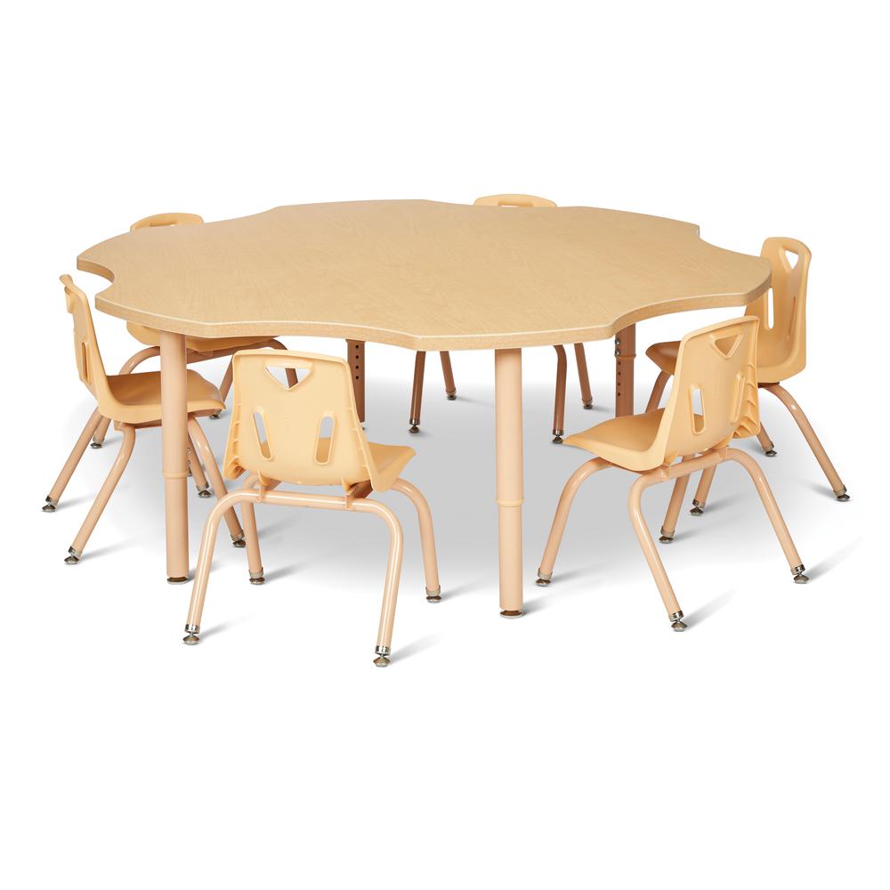 Jonti-Craft® Purpose+ Six leaf Table