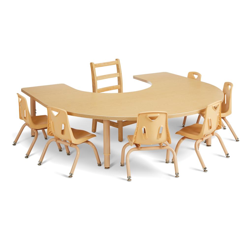 Jonti-Craft® Purpose+ Horseshoe Table