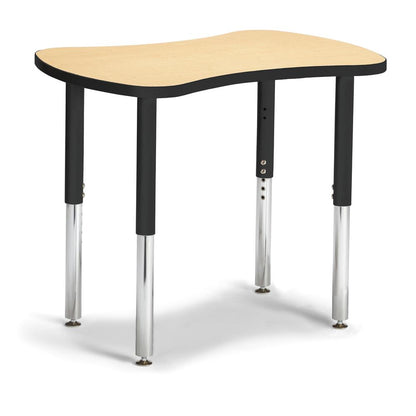 Collaborative Bowtie Table - 24" X 35" - Maple/Black