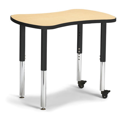 Collaborative Bowtie Table - 24" X 35" - Maple/Black